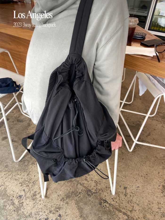 3-way string backpack